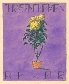 Karl Wiener — Chrysanthemen Begar (Chrysanthemums, Begar) | Vintage Poster Print