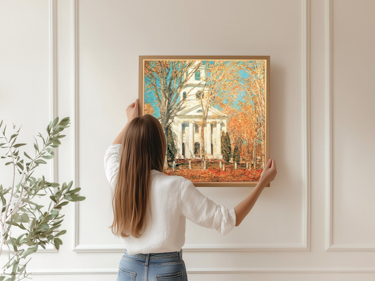 Childe Hassam — Church at Old Lyme, Connecticut | Fine Art Print