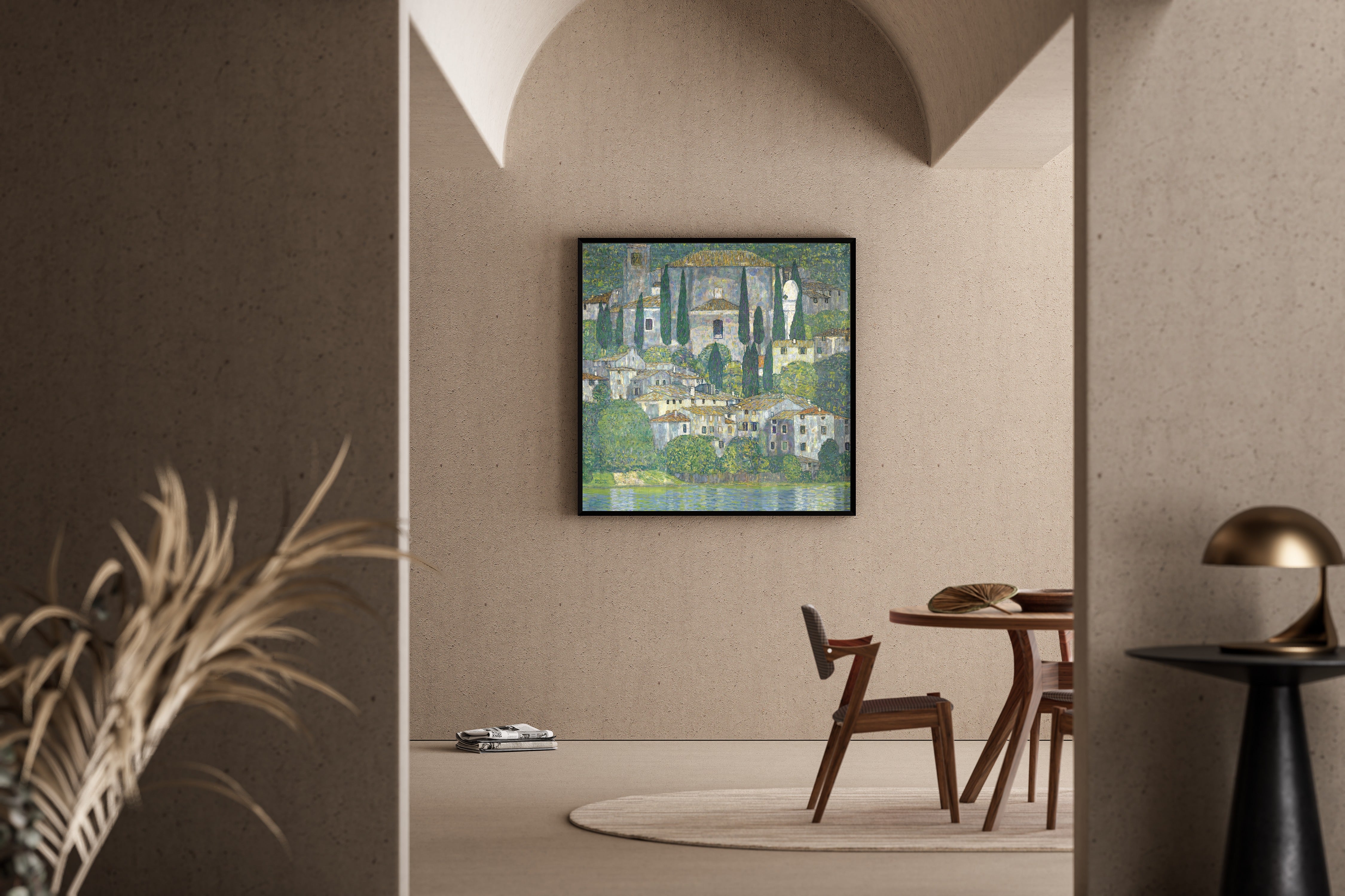 Gustav Klimt — Church in Cassone (Landscape with Cypresses) | Fine Art Print