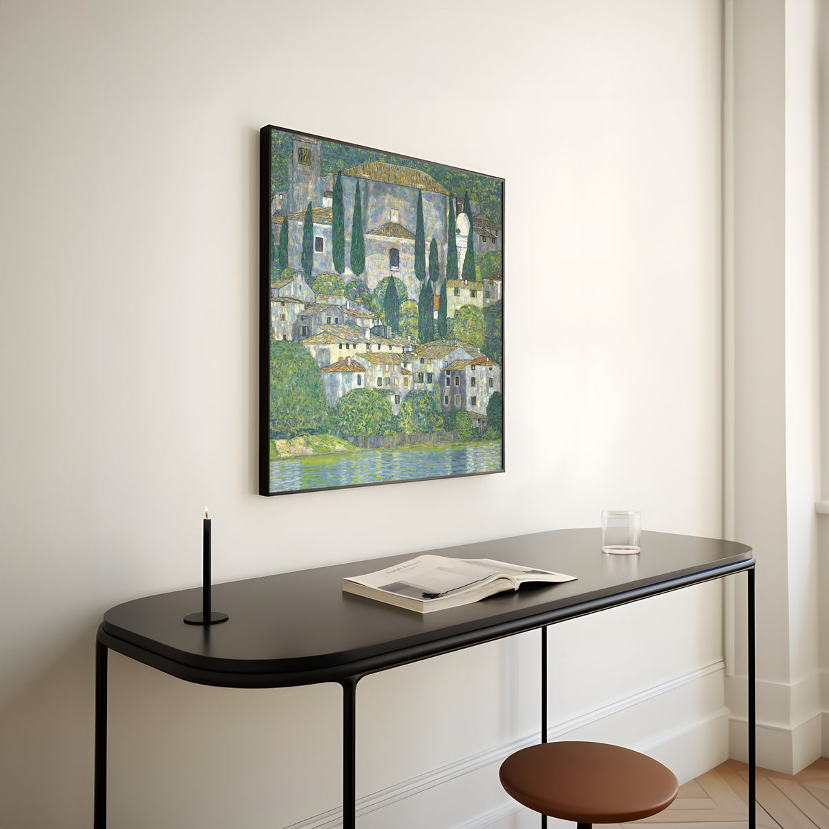 Gustav Klimt — Church in Cassone (Landscape with Cypresses) | Fine Art Print