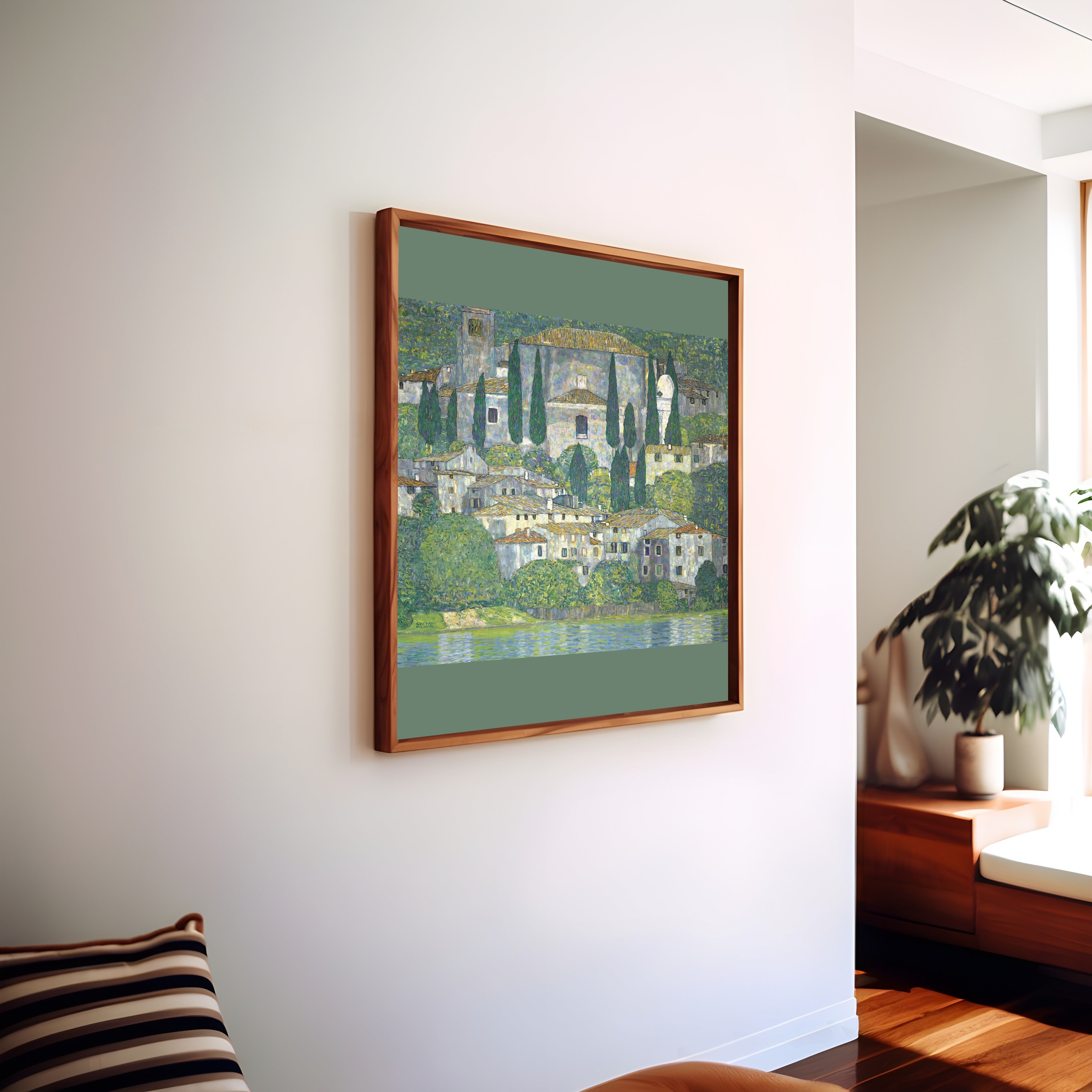 Gustav Klimt — Church in Cassone (Landscape with Cypresses) | Fine Art Print