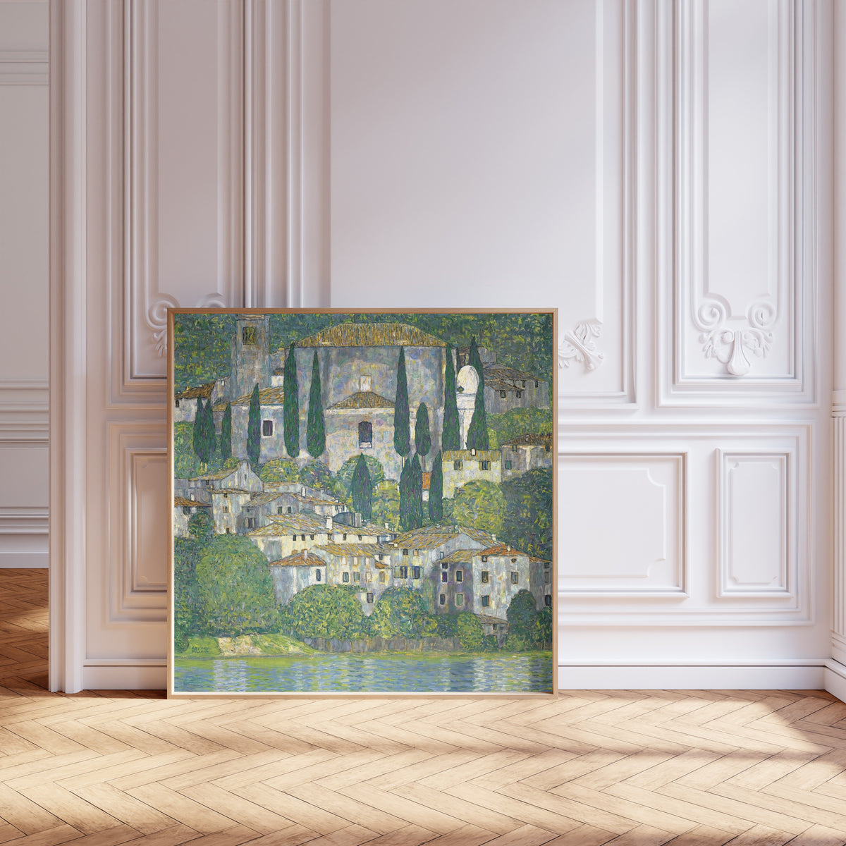 Gustav Klimt — Church in Cassone (Landscape with Cypresses) | Fine Art Print