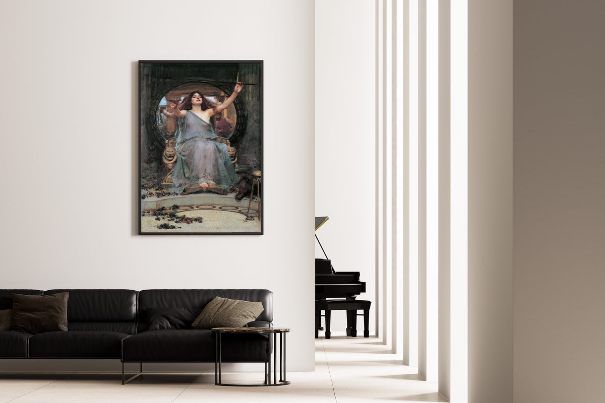 John William Waterhouse — Circe Offering the Cup to Ulysses | Pre-Raphaelite Art Print
