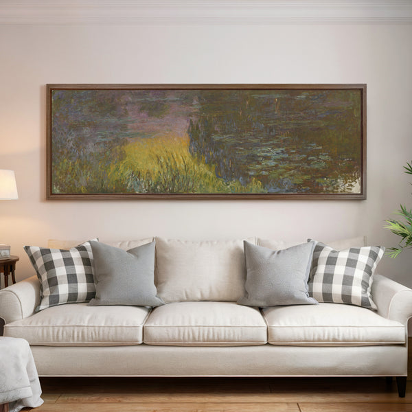 Claude Monet — The Water Lilies - Setting Sun | Fine Art Print