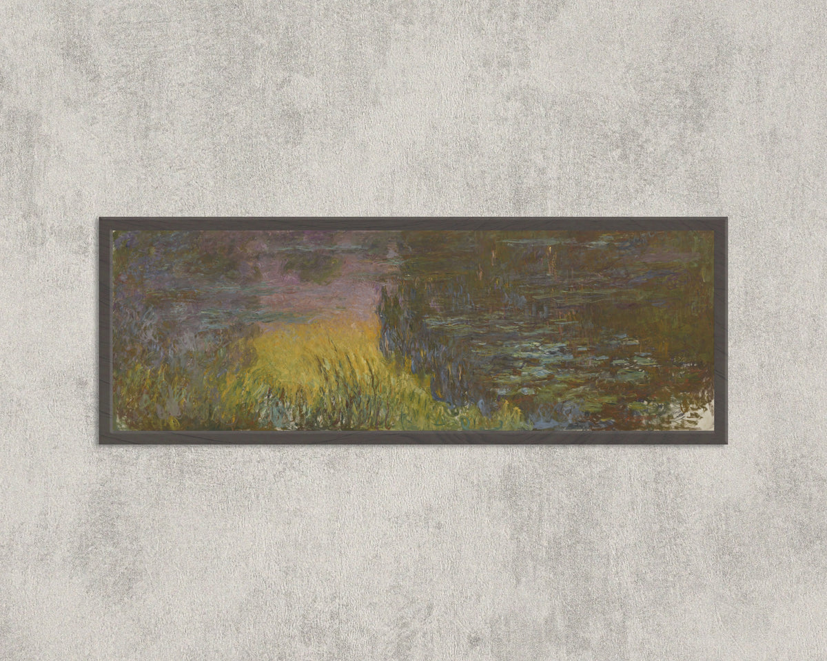 Claude Monet — The Water Lilies - Setting Sun | Fine Art Print