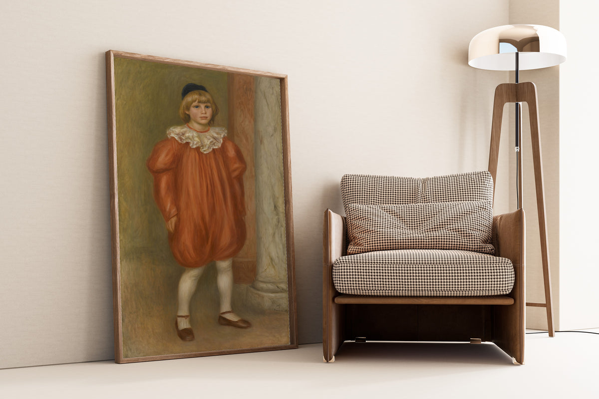 Pierre-Auguste Renoir — Claude Renoir in Clown Costume | Fine Art Print