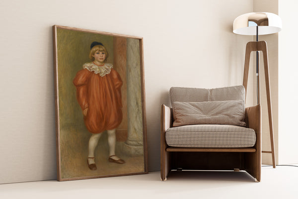 Pierre-Auguste Renoir — Claude Renoir in Clown Costume | Fine Art Print