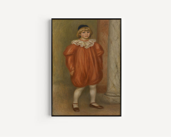 Pierre-Auguste Renoir — Claude Renoir in Clown Costume | Fine Art Print