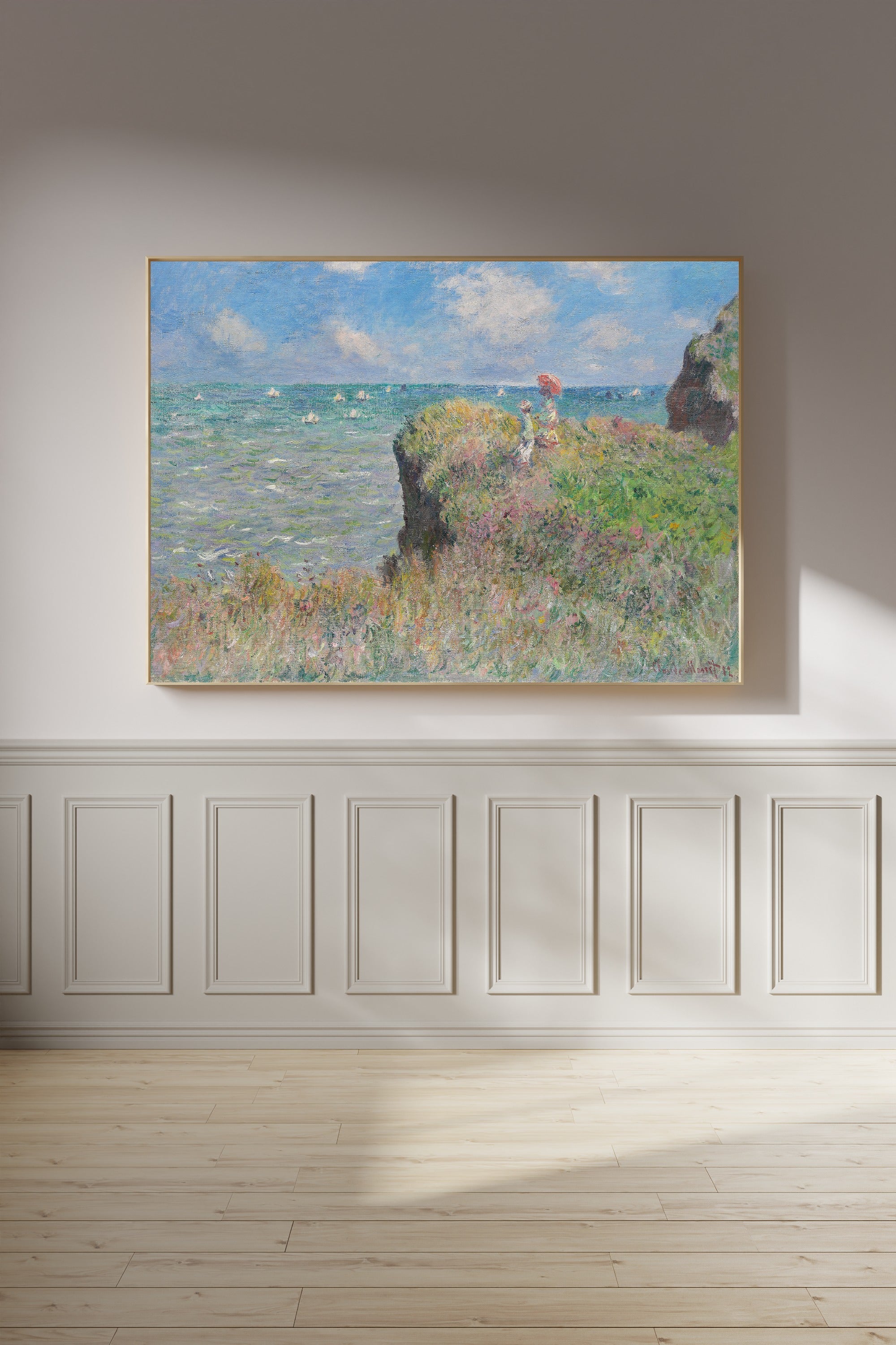 Claude Monet — Cliff Walk at Pourville | Fine Art Print