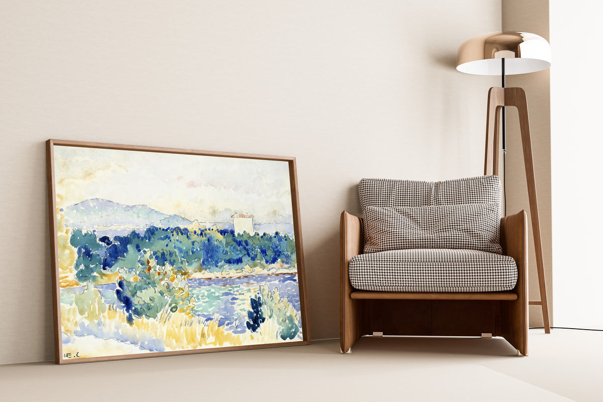 Henri-Edmond Cross — Coastal Landscape, Watercolour | Fine Art Print