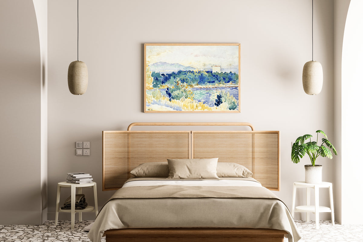Henri-Edmond Cross — Coastal Landscape, Watercolour | Fine Art Print