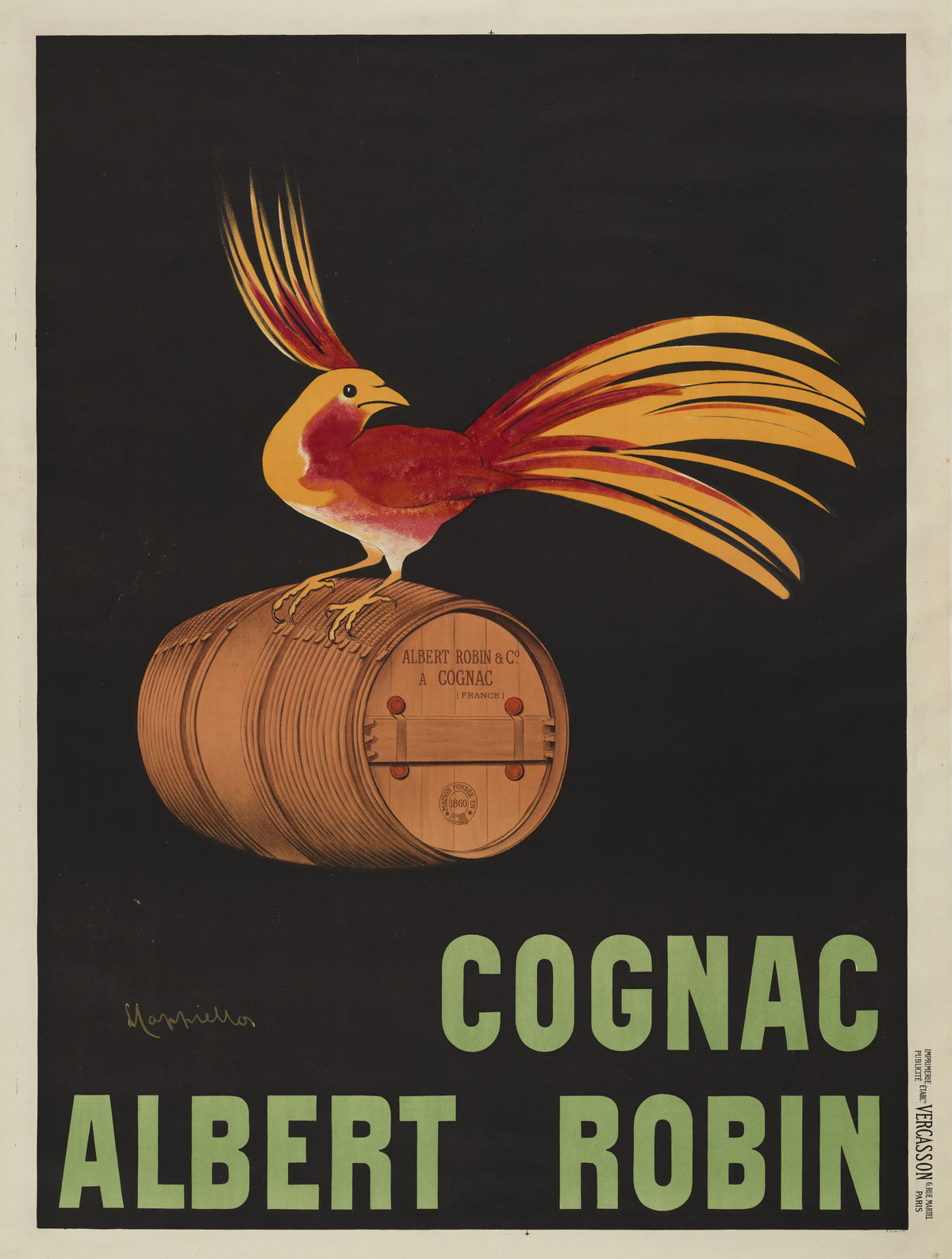 Leonetto Cappiello — Cognac Albert Robin | Vintage Poster Print