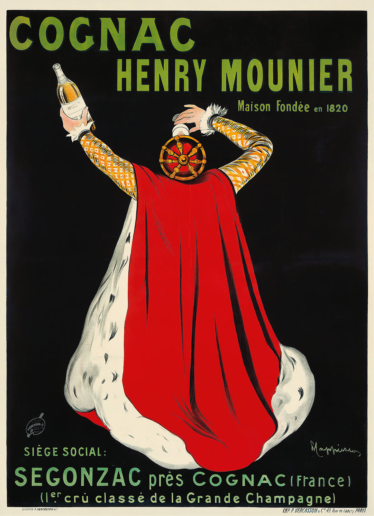 Leonetto Cappiello — Cognac Henry Mounier | Vintage Poster Print