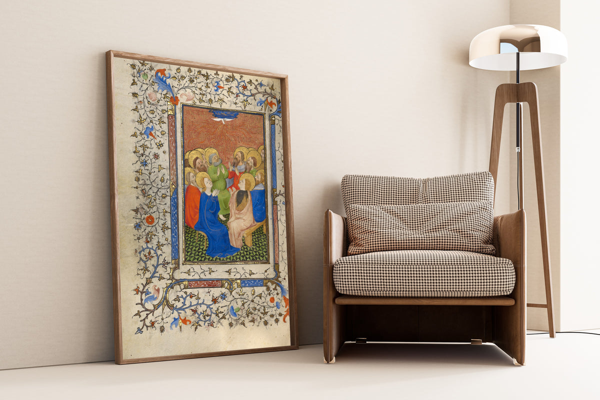 Collection of Masses for High Feasts: Pentecost | Illuminated Manuscript Print