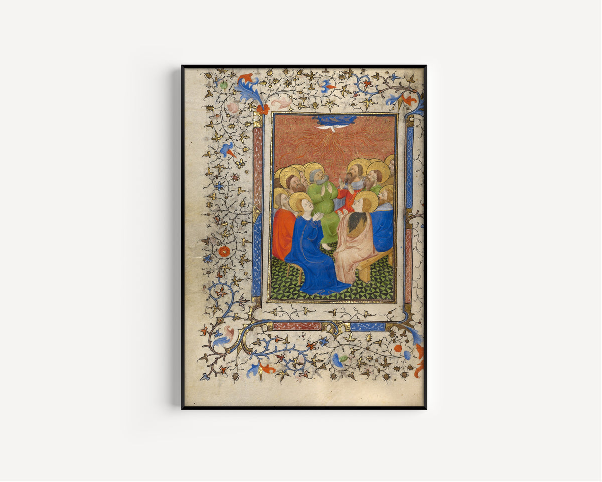 Collection of Masses for High Feasts: Pentecost | Illuminated Manuscript Print