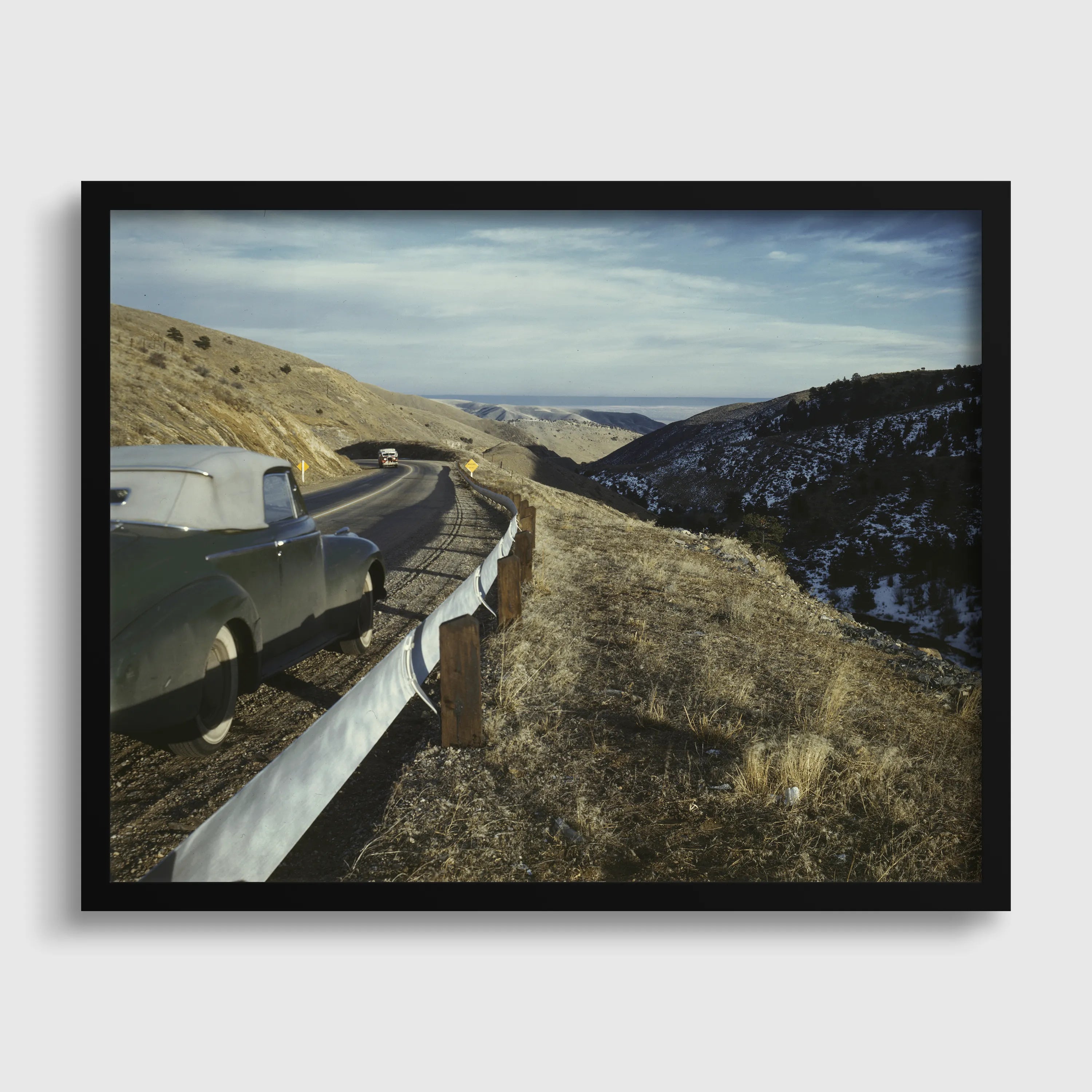 Colorado Highway : Famous Color Vintage Photograph