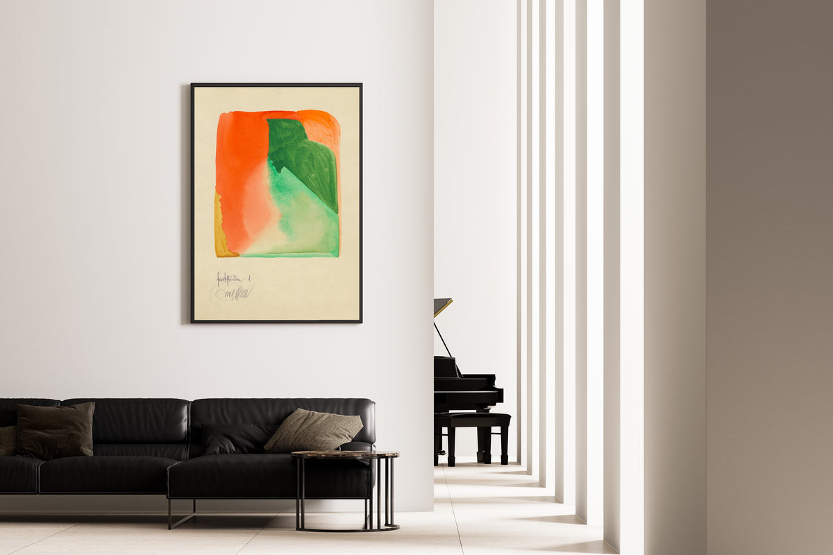 Karl Wiener — Colour Study No. 1 (Farbstudien) | Abstract Art Print