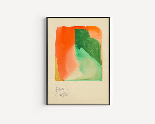 Karl Wiener — Colour Study No. 1 (Farbstudien) | Abstract Art Print