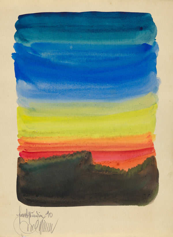 Karl Wiener — Colour Study No. 10 (Farbstudien) | Abstract Art Print