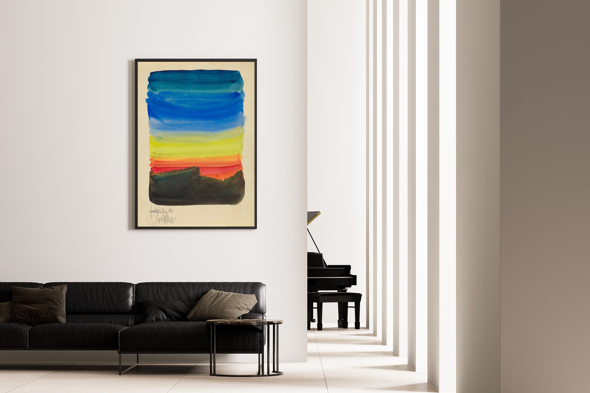 Karl Wiener — Colour Study No. 10 (Farbstudien) | Abstract Art Print