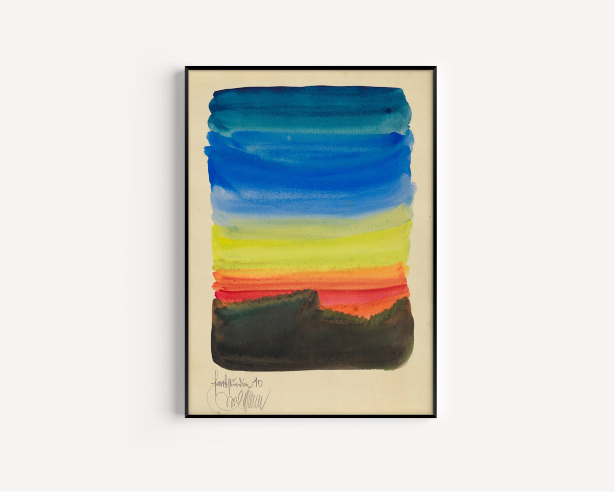 Karl Wiener — Colour Study No. 10 (Farbstudien) | Abstract Art Print