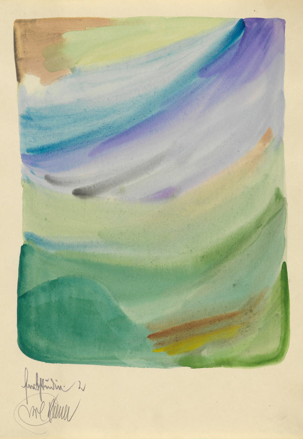 Karl Wiener — Colour Study No. 2 (Farbstudien) | Abstract Art Print