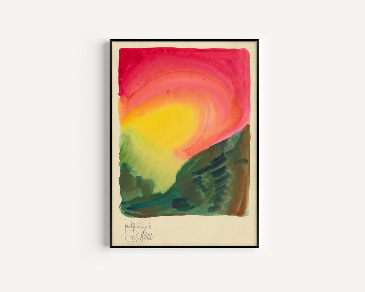 Karl Wiener — Colour Study No. 3 (Farbstudien) | Abstract Art Print