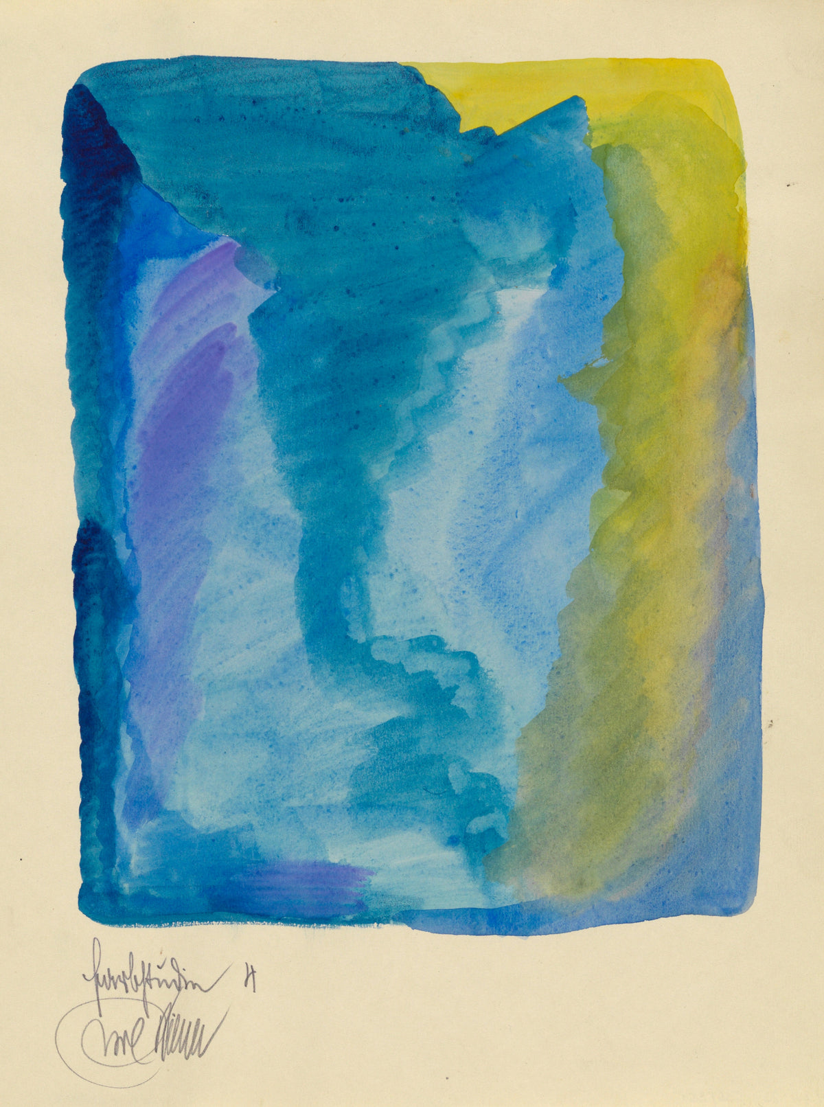 Karl Wiener — Colour Study No. 4 (Farbstudien) | Abstract Art Print