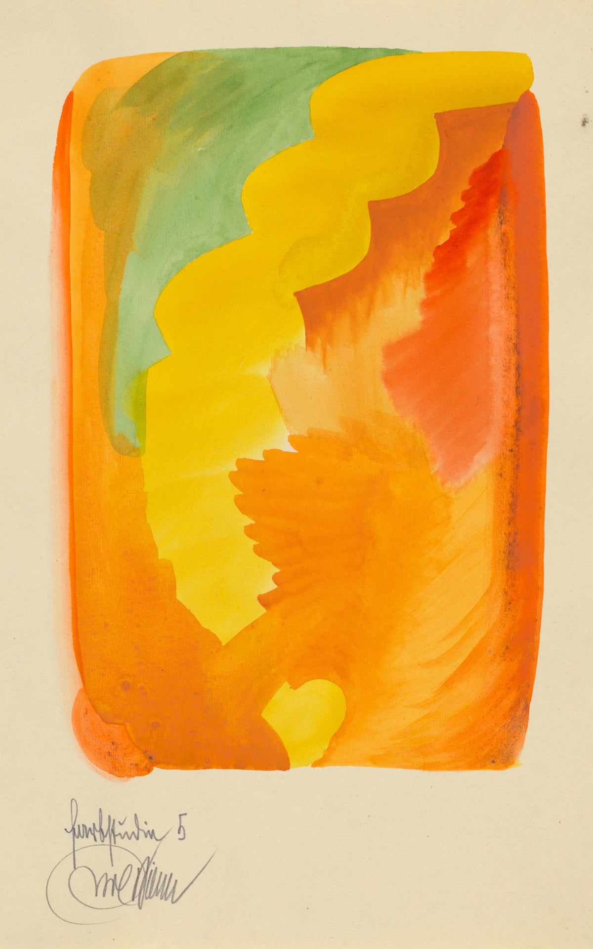 Karl Wiener — Colour Study No. 5 (Farbstudien) | Abstract Art Print