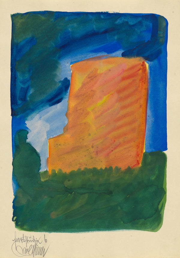 Karl Wiener — Colour Study No. 6 (Farbstudien) | Abstract Art Print
