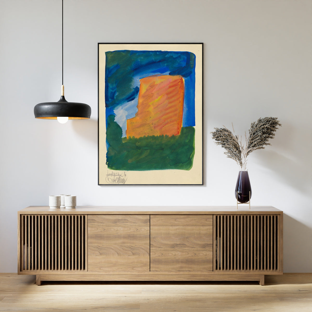Karl Wiener — Colour Study No. 6 (Farbstudien) | Abstract Art Print