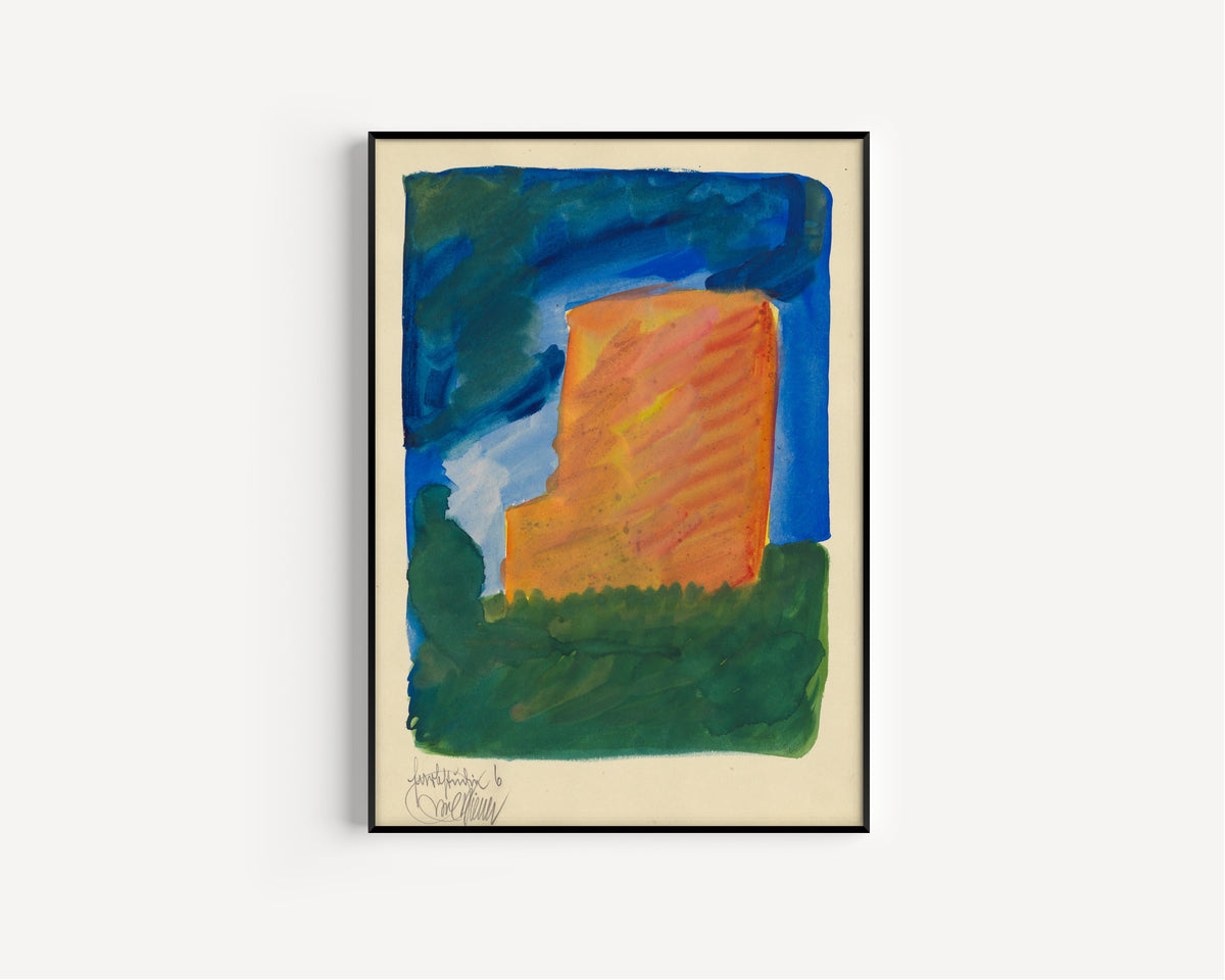 Karl Wiener — Colour Study No. 6 (Farbstudien) | Abstract Art Print