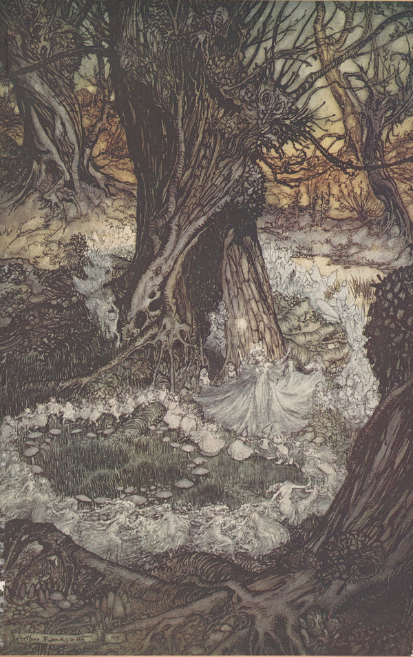 Arthur Rackham — Come, Now a Roundel | Shakespeare Illustration Print
