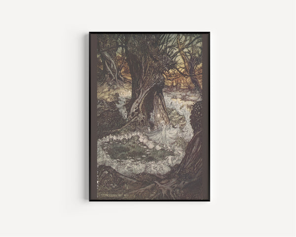 Arthur Rackham — Come, Now a Roundel | Shakespeare Illustration Print