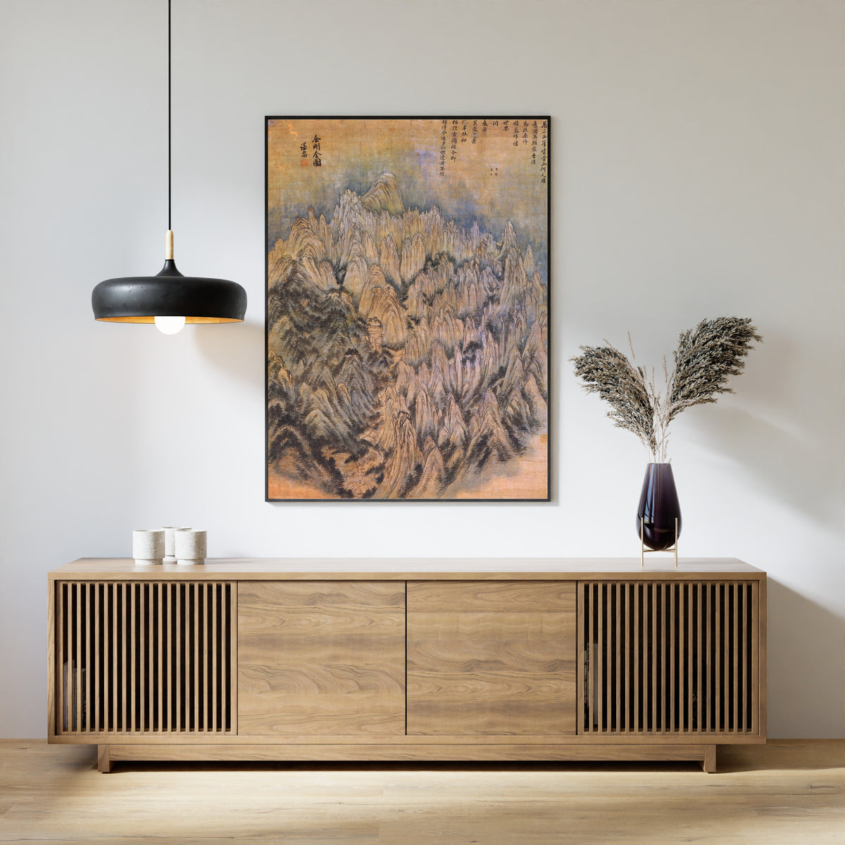 Jeong Seon (Gyeomjae) — Complete View of Mt. Geumgang | Korean Painting Art Print