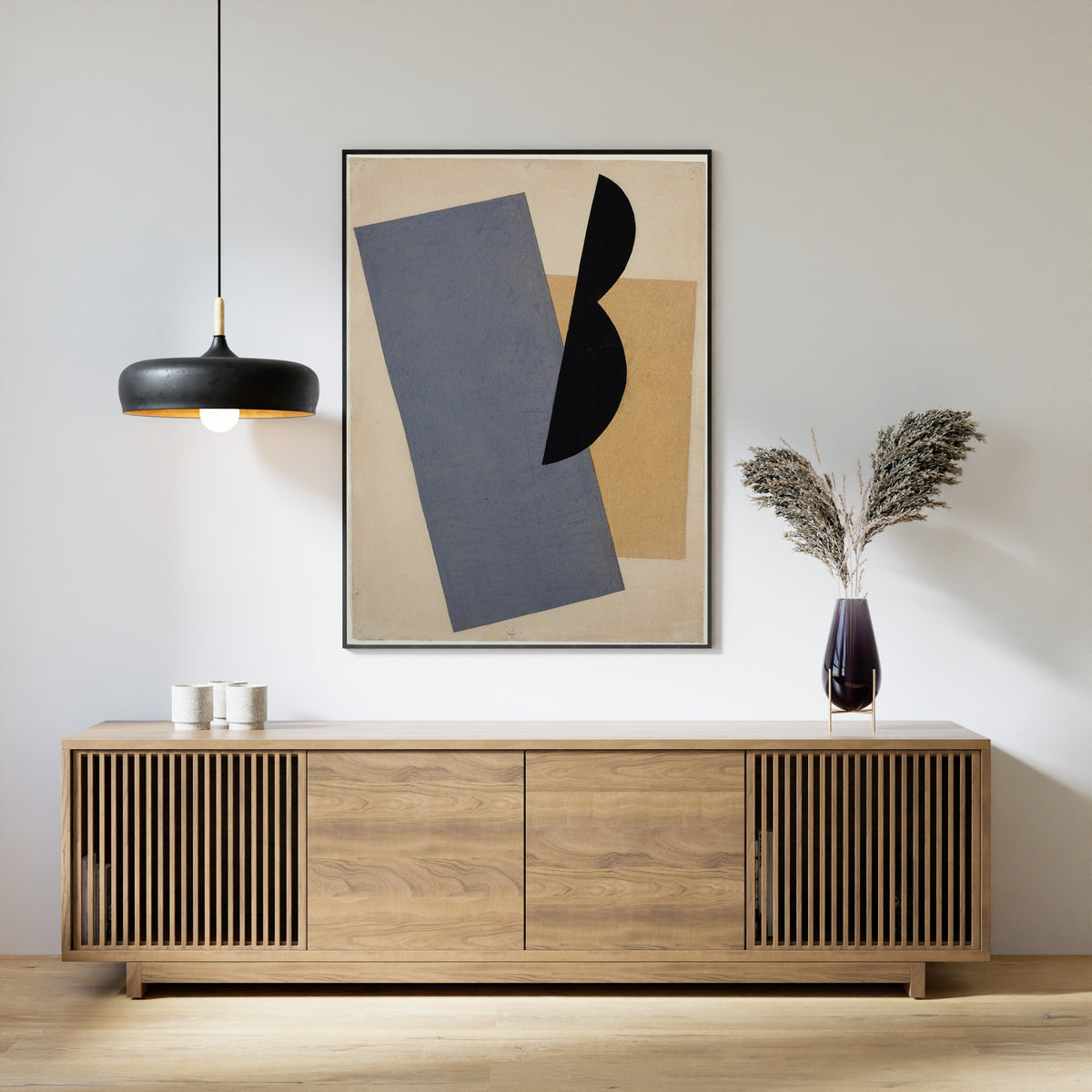 El Lissitzky — Composition (Blue-Yellow-Black) | Suprematist Art Print