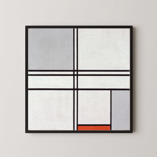 Piet Mondrian — Composition (No. 1) Gray-Red | Fine Art Print