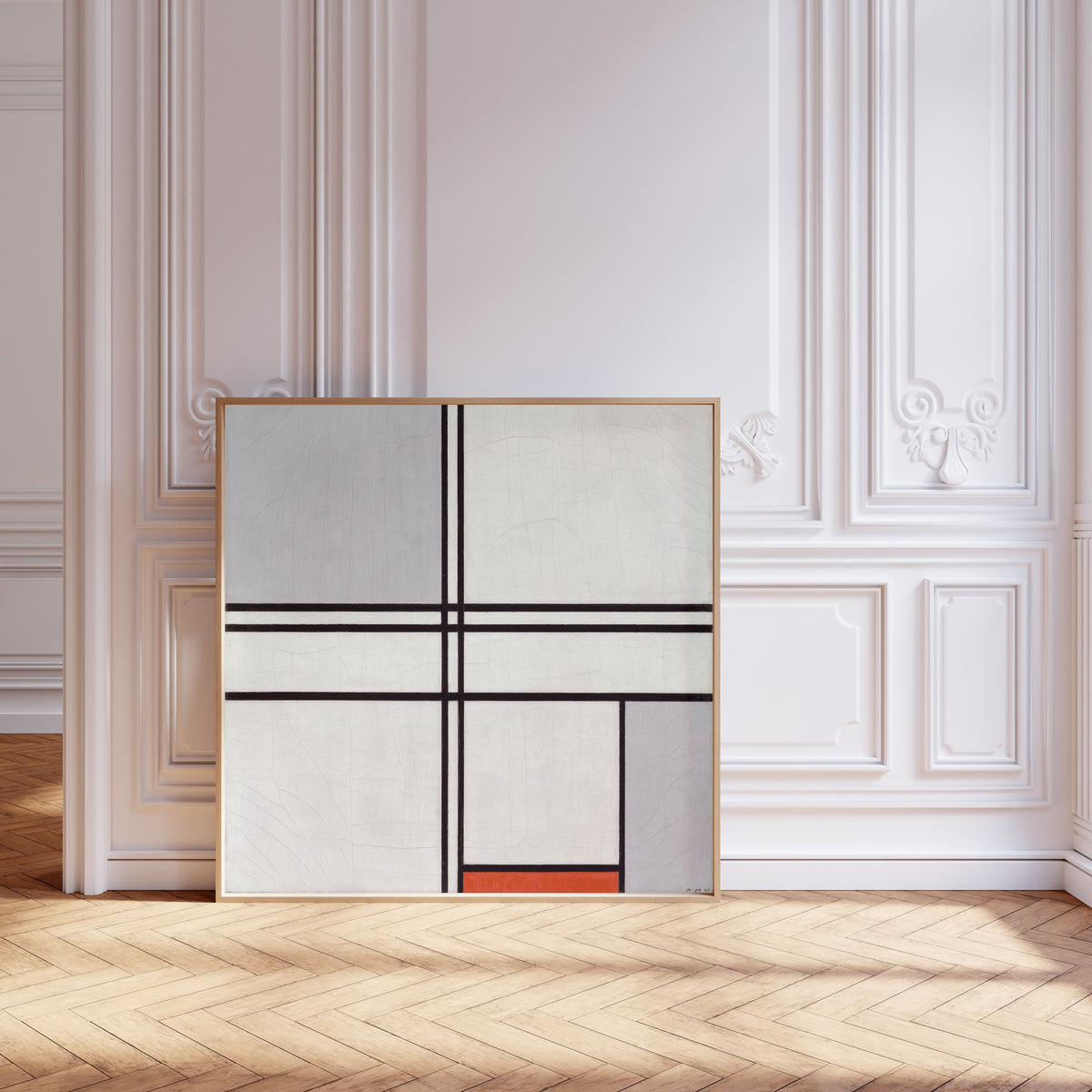 Piet Mondrian — Composition (No. 1) Gray-Red | Fine Art Print
