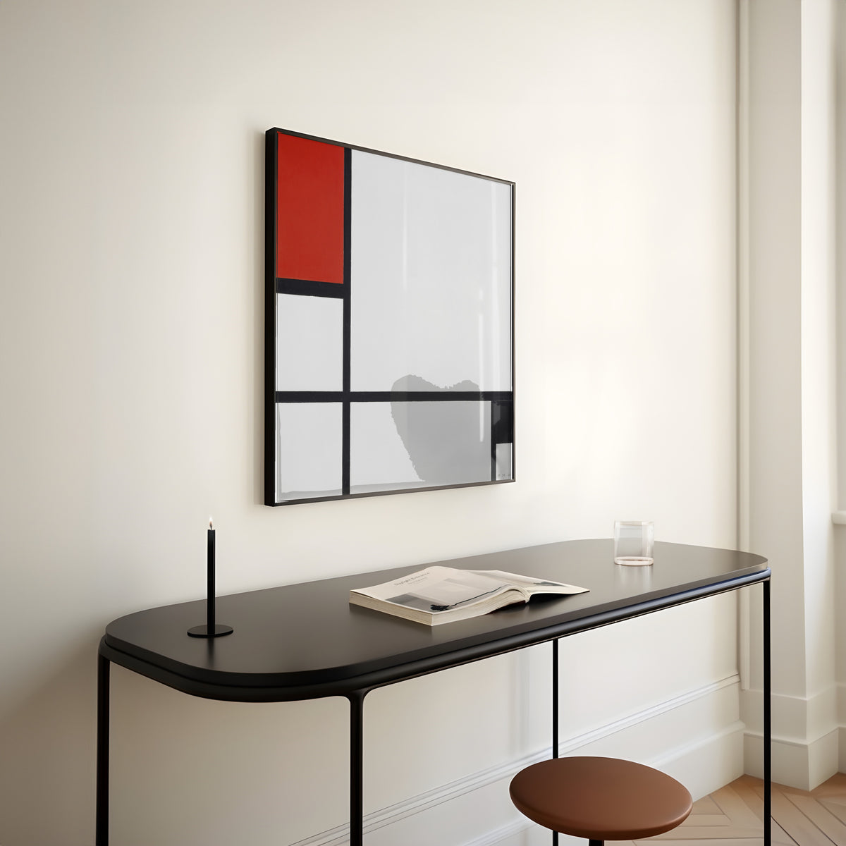 Piet Mondrian — Composition No. I, with Red and Black | Fine Art Print