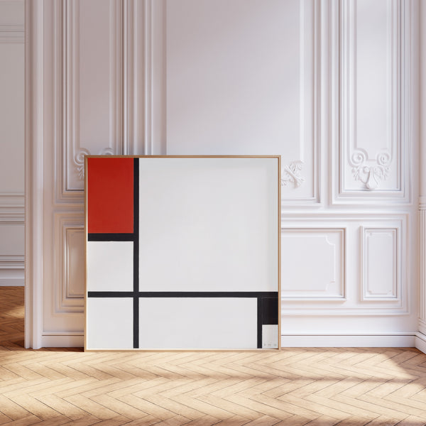 Piet Mondrian — Composition No. I, with Red and Black | Fine Art Print