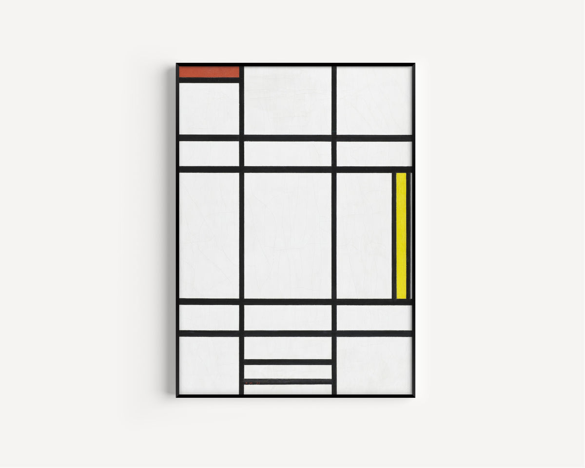 Piet Mondrian — Composition in White, Red, and Yellow | Fine Art Print