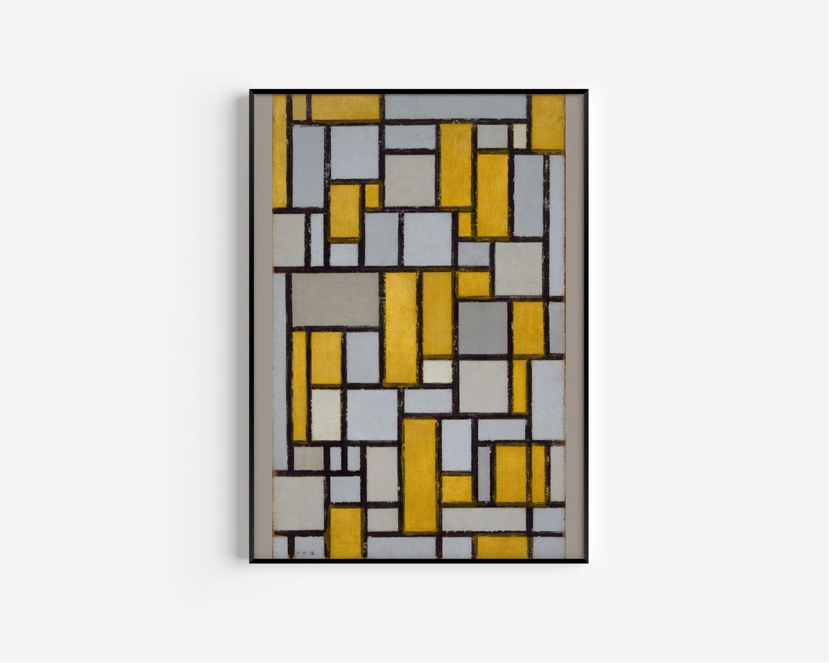 Piet Mondrian — Composition with Grid | Fine Art Print