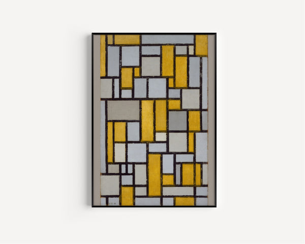 Piet Mondrian — Composition with Grid | Fine Art Print