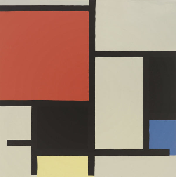 Piet Mondrian — Composition with Large Red Plane, Yellow, Black, Grey and Blue | Fine Art Print