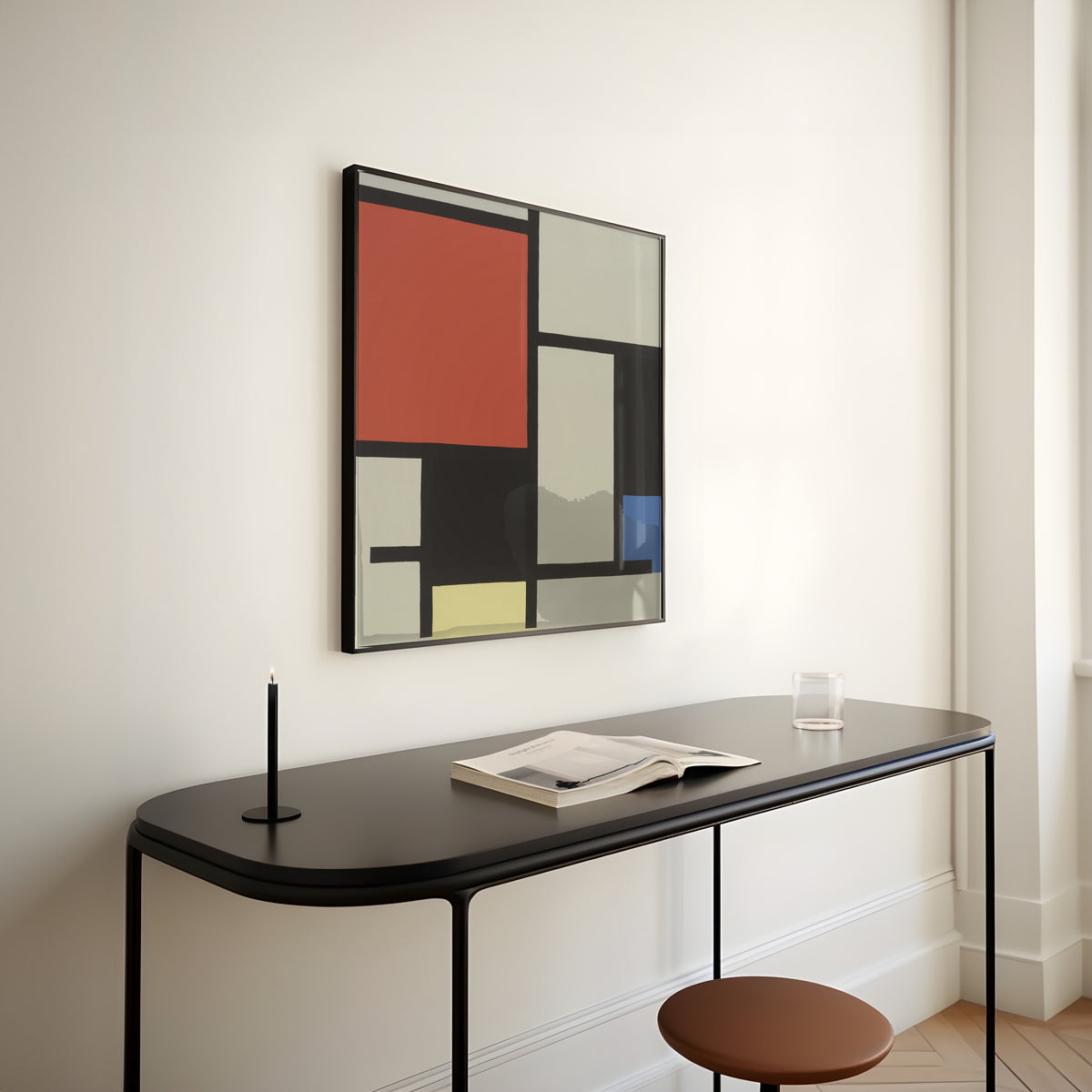 Piet Mondrian — Composition with Large Red Plane, Yellow, Black, Grey and Blue | Fine Art Print