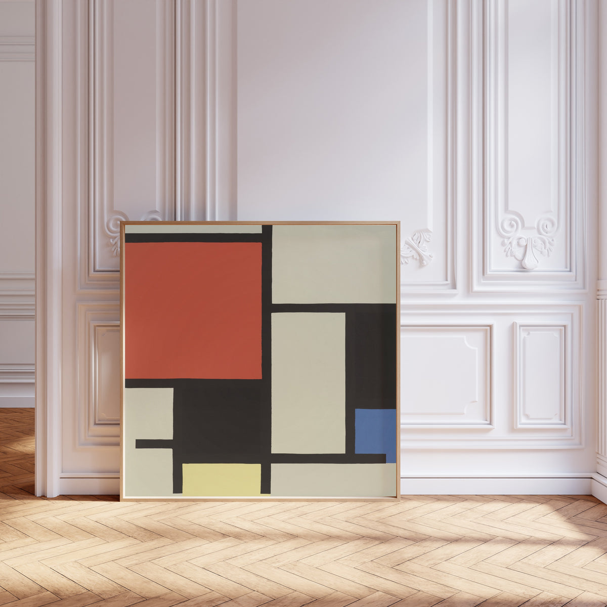 Piet Mondrian — Composition with Large Red Plane, Yellow, Black, Grey and Blue | Fine Art Print