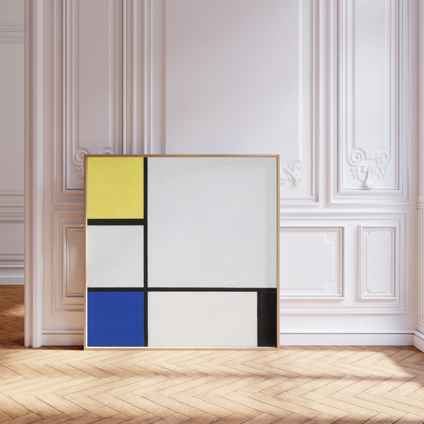 Piet Mondrian — Composition with Yellow, Blue, Black and Light Blue | Fine Art Print