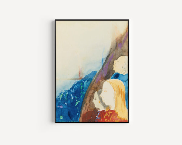 Odilon Redon — Contemplation | Symbolist Art Print