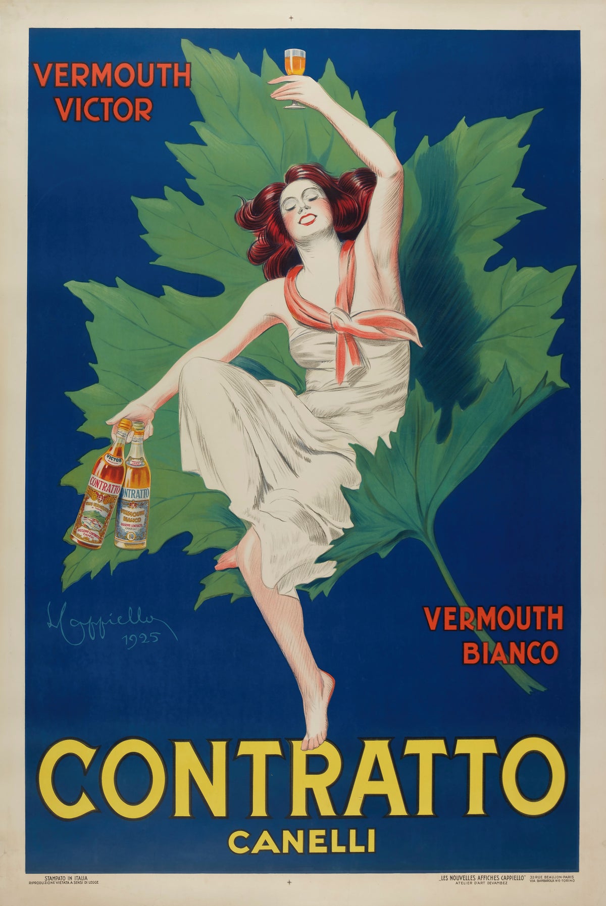 Leonetto Cappiello — Contratto Canelli | Vintage Poster Print