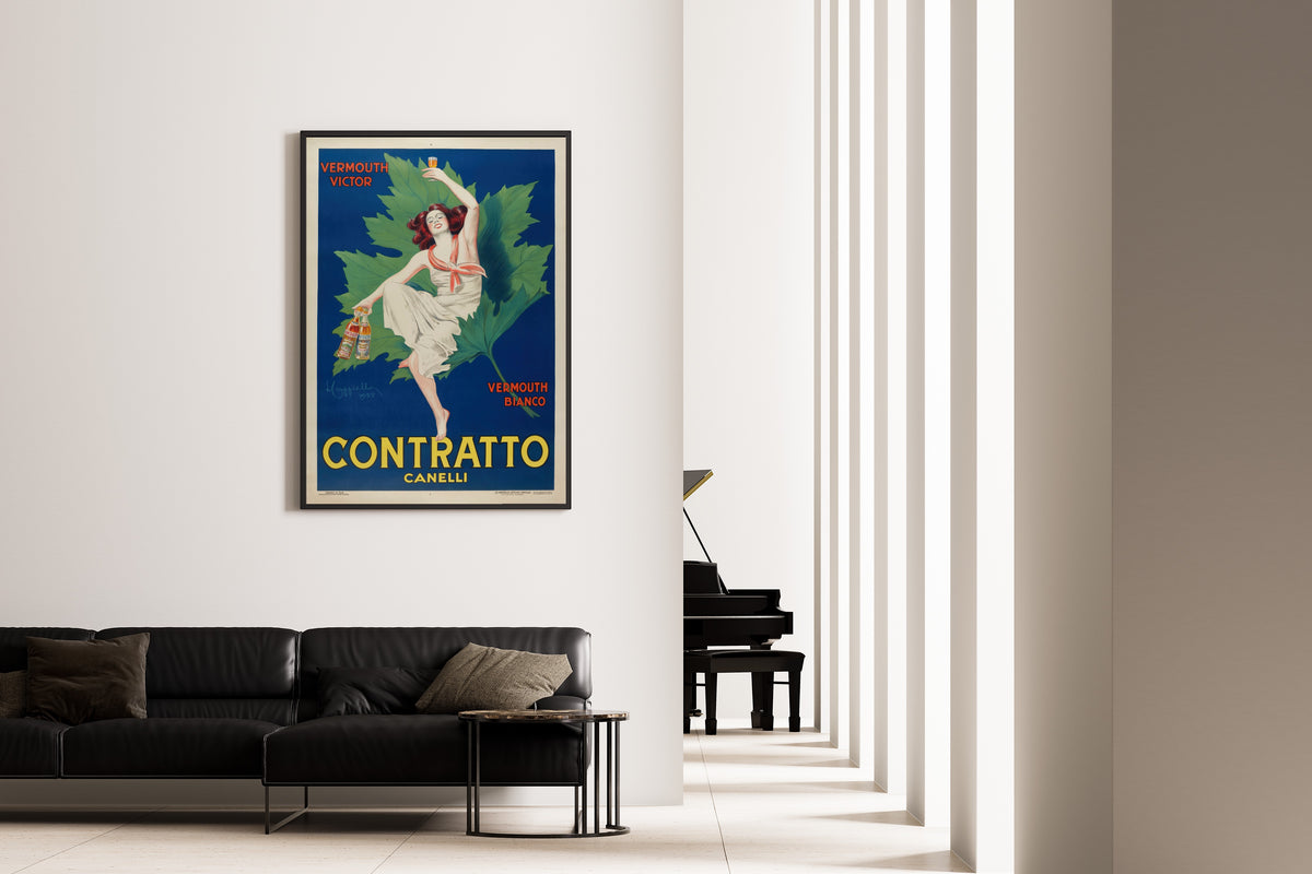 Leonetto Cappiello — Contratto Canelli | Vintage Poster Print